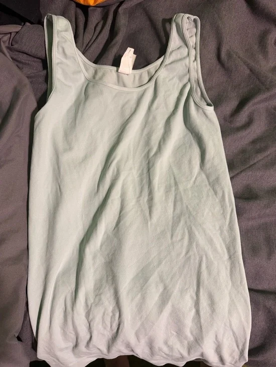 Light Sage Scoop Neck Tank Top - Classic Everyday Essential - Picture 1 of 1